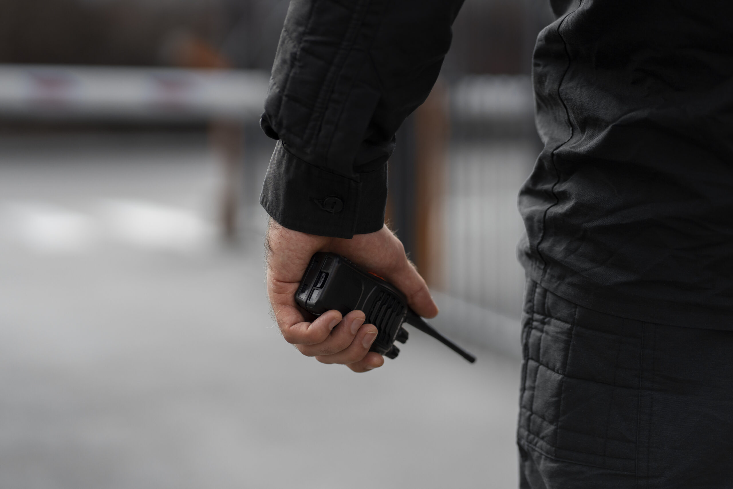 portrait-male-security-guard-with-radio-station